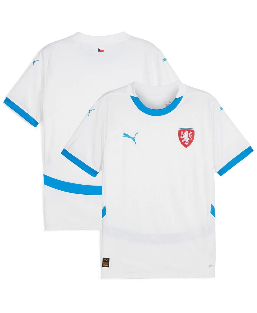 Puma Men's White Czech Republic National Team 2024 Away Replica Jersey