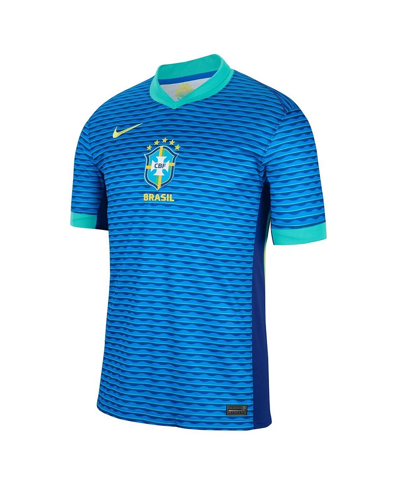Nike Men's Blue Brazil National Team 2024 Away Stadium Replica Jersey