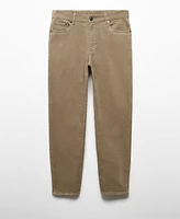 Mango Men's Micro-Corduroy Slim-Fit Pants