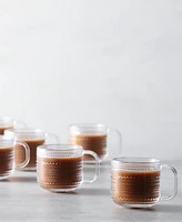 Fortessa Jupiter Clear Coffee Cup 12oz, Set of 6