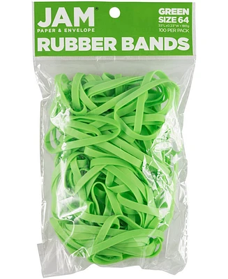 Jam Paper Durable Rubber Bands - Size 64 - Multi-Purpose Rubber bands