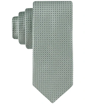 Calvin Klein Men's Sabrina Micro-Grid Tie