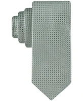 Calvin Klein Men's Sabrina Micro-Grid Tie