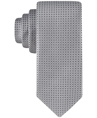 Calvin Klein Men's Sabrina Micro-Grid Tie