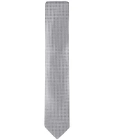 Calvin Klein Men's Sabrina Micro-Grid Tie