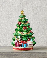 Holiday Lane Christmas Cheer Glass Christmas Tree Decor with Decorations, Created for Macy's