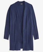 Charter Club Plus 100% Cashmere Duster Cardigan, Created for Macy's