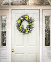 National Tree Company 22 Pansy and Lavender Wreath