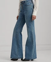 Lauren Ralph Women's High-Rise Flare Jeans