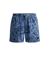 Boss by Hugo Men's Logo-Badge Swim Shorts