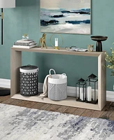 Hudson & Canal Osmond 55" Wide Rectangular Console Table in Alder