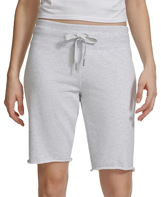 Calvin Klein Women's Logo Bermuda Sweat Shorts