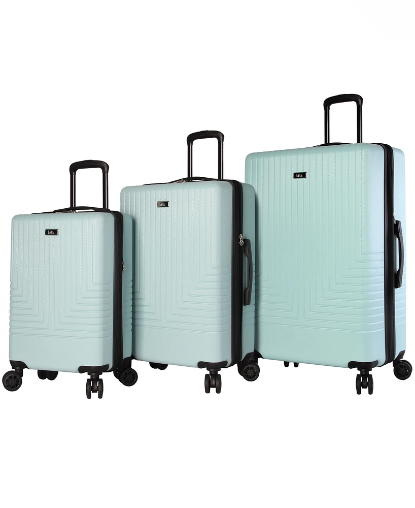 Nicole Miller Fanciful 3 Piece Luggage Set