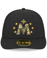 New Era Men's Black Minnesota Twins 2024 Armed Forces Day Low Profile 59FIFTY Fitted Hat