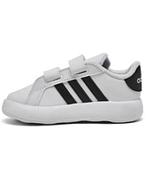 Adidas Toddler Kids' Grand Court 2.0 Fastening Strap Casual Sneakers from Finish Line