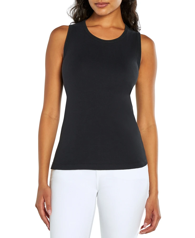 Three Dots Women's Crewneck Tank Top