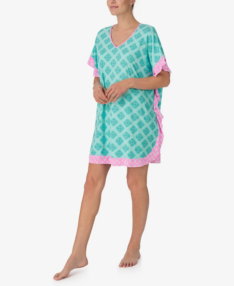 Ellen Tracy Women's Sleeve Short Caftan