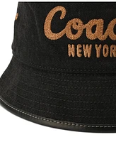 Coach Women's 1941 Embroidered Denim Bucket Hat