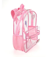 InMocean Girl's Unicorn Dreams Clear Backpack Set