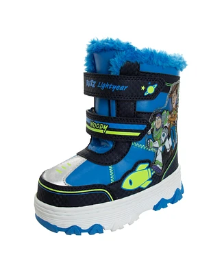 Disney Pixar Toddler Boys Toy Story Slip-Resistant Insulated Snow Boots