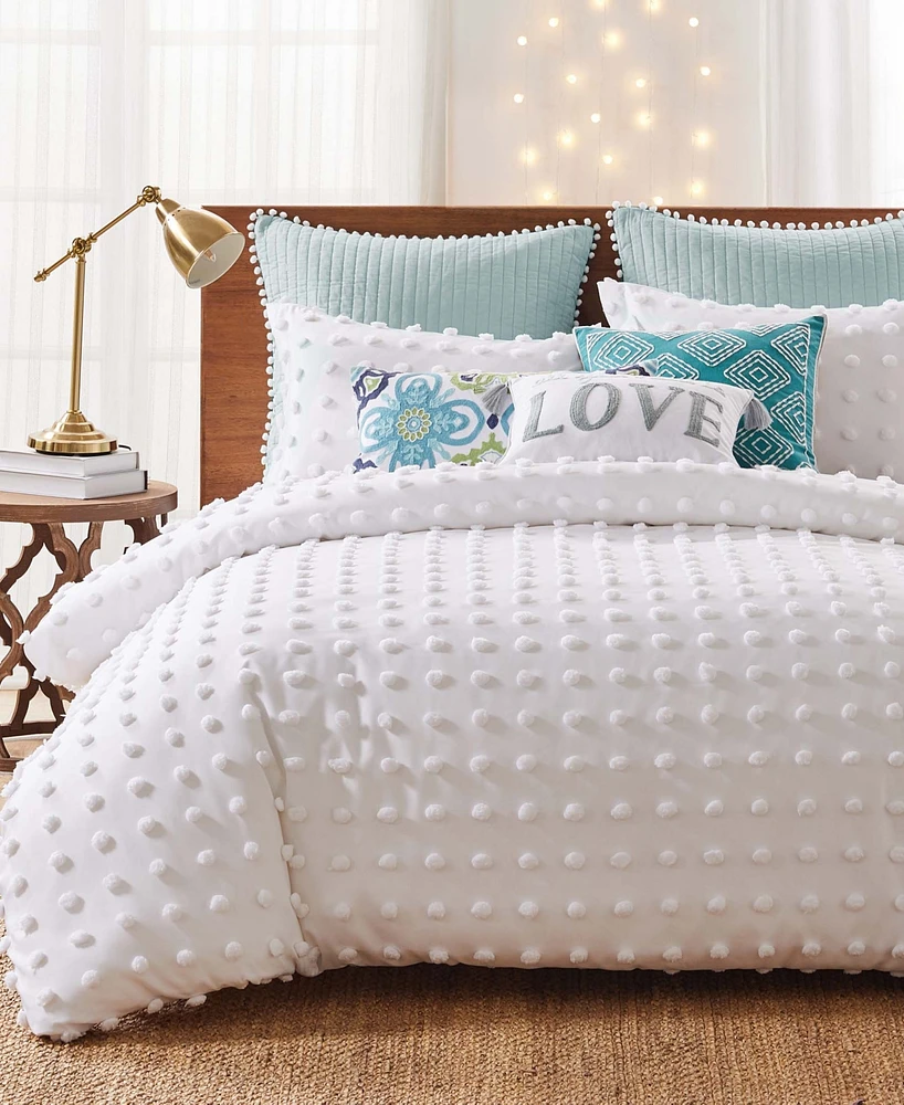 Levtex Pom Pom Textured 2-Pc. Comforter Set, Twin/Twin Xl