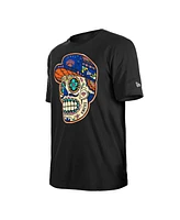 New Era Unisex Black York Knicks Sugar Skull T-Shirt