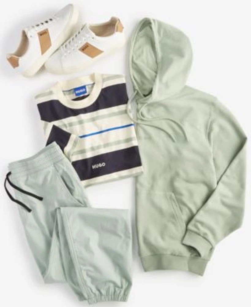 Hugo By Hugo Boss Mens Logo Hoodie Sweatpants Shirt Sneakers