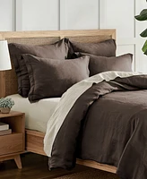 Levtex Washed Linen Solid Duvet Cover