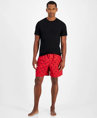 Club Room Men's Solid T-Shirt & Woven Plaid Boxer Set, Created for Macys