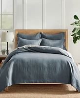 Levtex Washed Linen Solid Duvet Cover