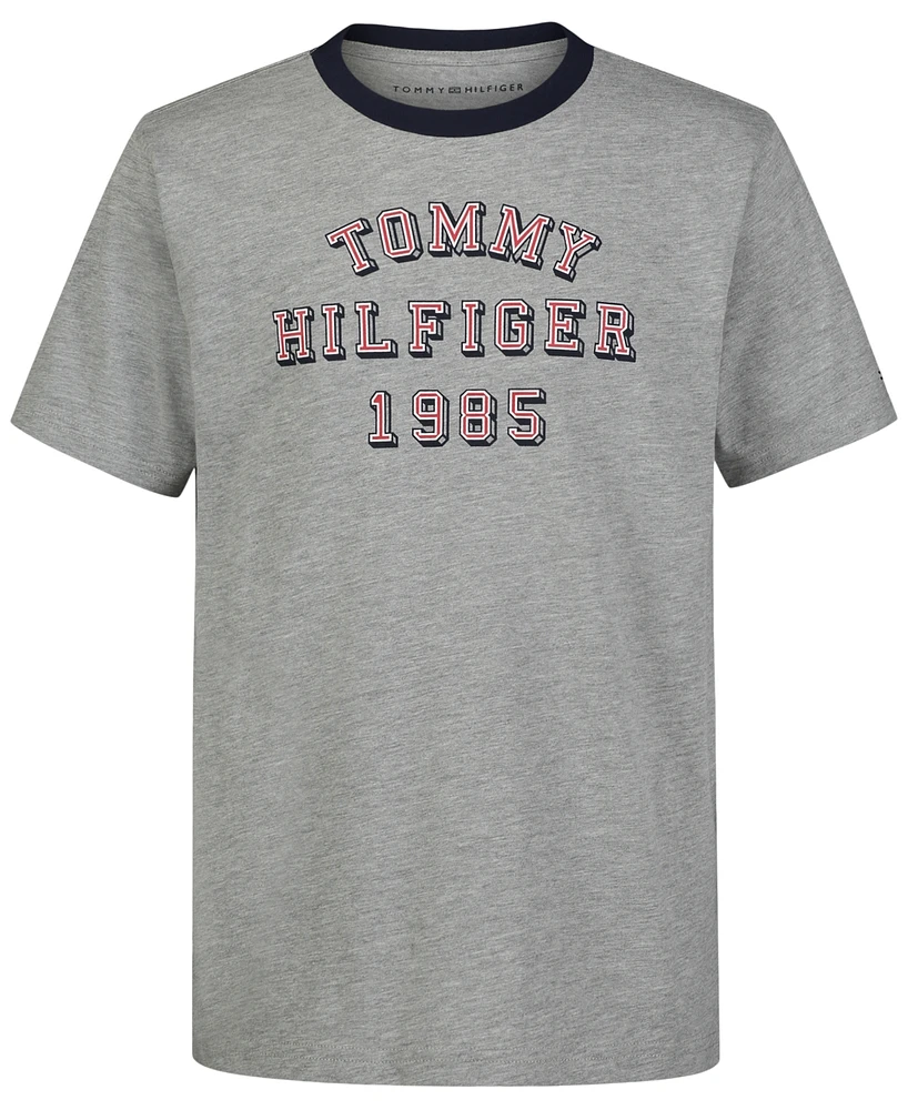 Tommy Hilfiger Toddler Boys 1985 Logo Graphic Ringer T-Shirt