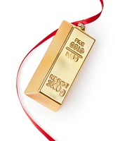 Holiday Lane All About You Gold Bar Ornament, Exclusively at Macy's