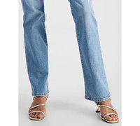 Guess Women's Embellished Shape Up Straight Leg Jeans