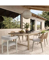 Tov Furniture 1 Pc. Outdoor Textured Dining Chair