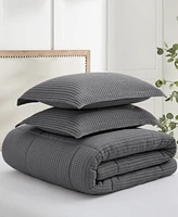 Levtex Mills Waffle Textured 2-Pc. Comforter Set, Twin/Twin Xl