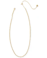 Kendra Scott 14k Gold-Plated Color Bead 19" Adjustable Strand Necklace