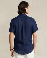 Polo Ralph Lauren Men's Short-Sleeve Linen Button-Up