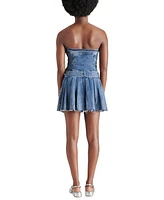 Steve Madden Women's Rowe Strapless Denim Dress