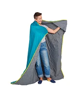 ECR4Kids Lightspeed Outdoors Sundown Camp Quilt, Teal