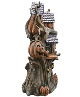 National Tree Company 12" Tree of Jack O' Lanterns Decoration, Led Lights, Halloween Collection