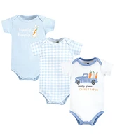 Hudson Baby Baby Boys Hudson Cotton Bodysuits, 3Pk