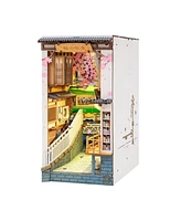 Diy 3D Book Nook Kit - Sakura Densya 340 Pcs