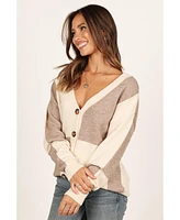 Petal and Pup Women's Millie Large Check Cardigan