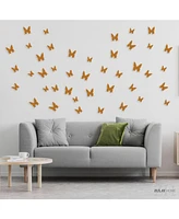 Zulay Kitchen 3D Removable Butterfly Wall Decor with 3 Wing Designs - 24pcs