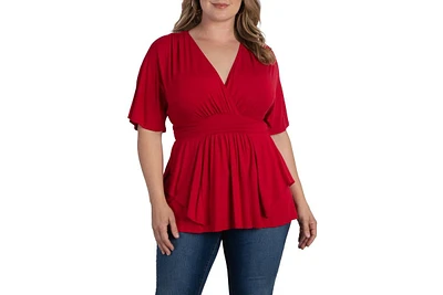 Kiyonna Plus Promenade Jersey Top