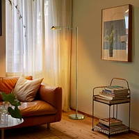 Brightech Leaf 53" Led Modern Pharmacy Reading Floor Lamp with Adjustable Neck