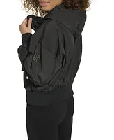 Karl Lagerfeld Women's Dropped Shoulder Bomber Jacket