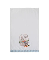 Design Imports Easter Basics Collection Springtime Kitchen Essentials, Dishtowel Set, Floral Bunny, 3 Piece