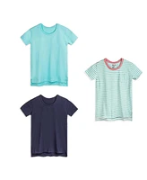 Mightly Girls 3pk Fair Trade Organic Cotton Extended Length Tees
