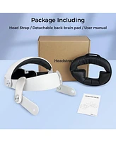 Alpha Digital Meta Quest 2 Head Strap w/ 6000mAh Battery- 4Hr extra- Comfort /Adjust